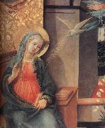 Fra Filippo Lippi Details of The Annunciation oil on canvas